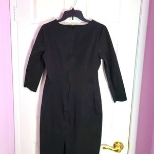 Black stretch denim dress like new